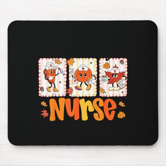One Thankful Nurse Thanksgiving Turkey Day Nurse G Mousepad (Vorne)