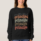 One Thankful Principal Autumn Tree Fall Leaves Tha Sweatshirt (Vorderseite)