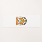 One Thankful Science Teacher Groovy Erntedank R Yogamatte (Vorderseite (Horizontal))