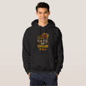 One Thankful Sped Teacher Turkey Pilgrim Hat Thank Hoodie (Vorne ganz)