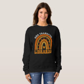 One Thankful Teacher Thanksgiving Librarian Teache Sweatshirt (Vorne ganz)