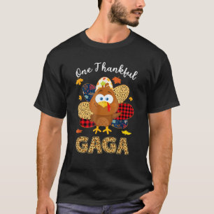One Thankgivings Gaga Turkey Leopart T-Shirt
