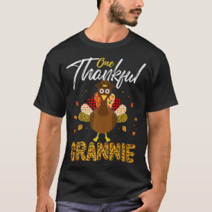 One Thankous Grannie Oma Türkei Erntedank F T-Shirt