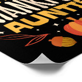 One Thanktie Fall Erntedank Tante Poster (Ecke)