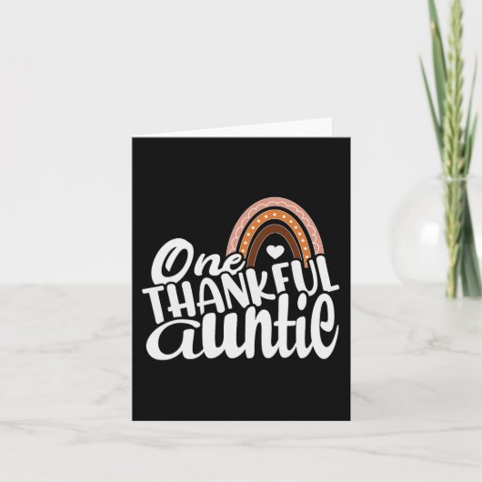 One Thanktie Funny Herbst Herbst Erntedank Karte (Vorderseite)