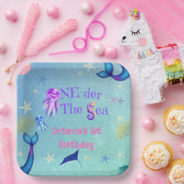 One-the-Sea 1. Geburtstags-Party Pappteller