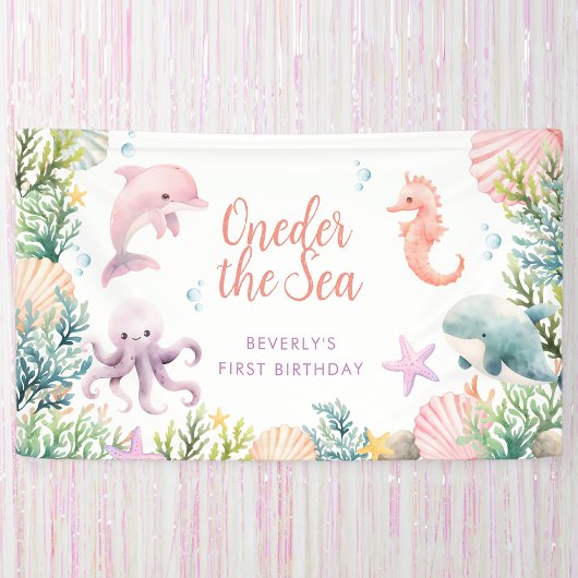 One the Sea 1. Geburtstagskind Banner