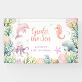 One the Sea 1. Geburtstagskind Banner (Horizontal)