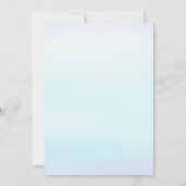 One the Sea Animals Junge 1. Geburtstag Einladung (Rückseite)