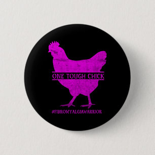 One Tough Chick Fibromyalgie Warrior - Bewusstsein Button
