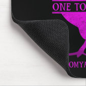 One Tough Chick Fibromyalgie Warrior - Bewusstsein Mousepad (Ecke)