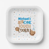 One Tough cookie Birthday Paper Plates Pappteller (Vorderseite)