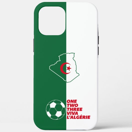 One, two, three lebte Algerien IPhone case (Rückseite)