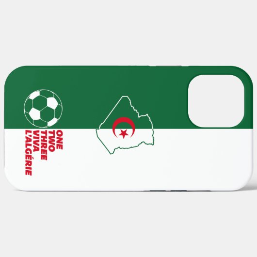 One, two, three lebte Algerien IPhone case (Rückseite (Horizontal))