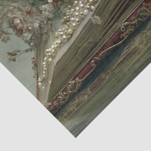 One Upon a Time Ballerina with Swan Seidenpapier (Ausschnitt)