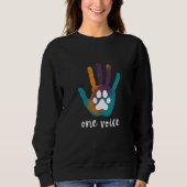 One Voice Black Sweatshirt (Vorderseite)