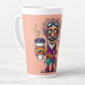 "One Way Coffee", hässlich Latte Tasse (Linke Ecke)