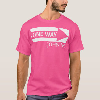 One Way John 146 Jesus Christian Christmas T-Shirt