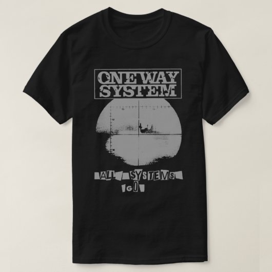 One Way System - All Systems Go - Punk - Oi Premiu T-Shirt (Design vorne)
