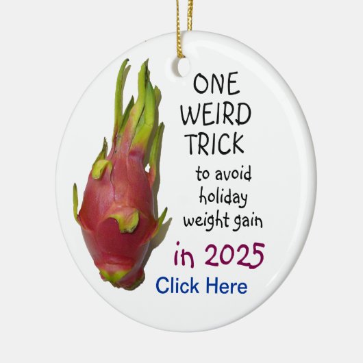 "One Weird Trick"-Werbung Keramikornament (Links)