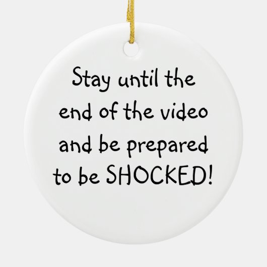 "One Weird Trick"-Werbung Keramikornament (Hinten)