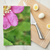 One Wild Rose - Idaho Geschirrtuch (Viertel Falte)