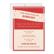 One Wish Willow Obsession Thema Halloween-Party