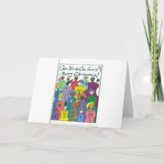 One World Christmas Card Einladung