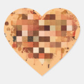 One World Heart Aufkleber (Vorderseite)