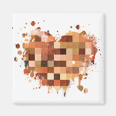 One World Heart Magnet (Vorne)