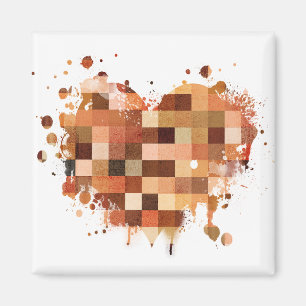 One World Heart Magnet