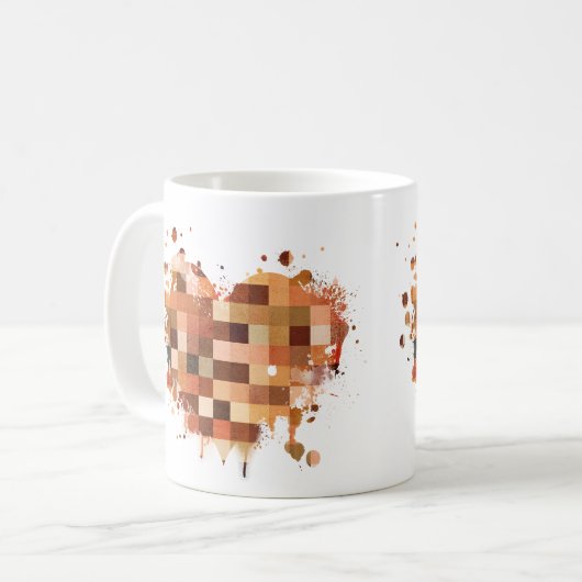 One World Heart Tasse (Vorderseite Links)