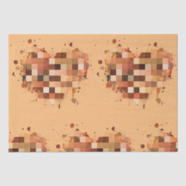 One World Heart Tissue Paper Seidenpapier