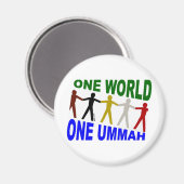 One World One Ummah Magnet (Vorderseite/Rückseite)
