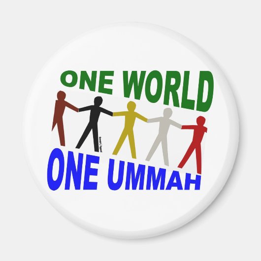 One World One Ummah Magnet (Vorne)