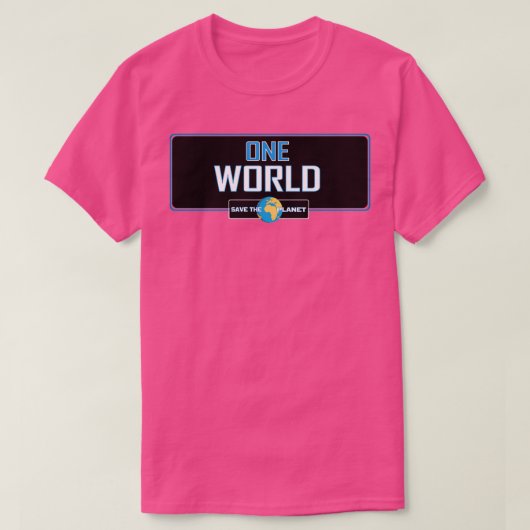 One World T-Shirt (Design vorne)