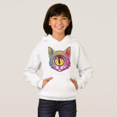 One yellow eyed cat hoodie (Vorne ganz)