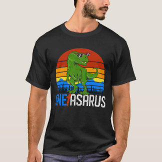 Oneasaurus 1. Geburtstag Dinosaurier Party Kid Ges T-Shirt