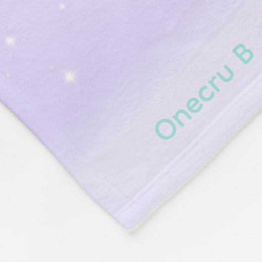 Onecru B ist das einmit Augen fröhliche Minimonste Fleecedecke (Ecke)