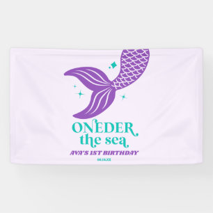 ONEder Sea Mermaid 1. Geburtstagsparty Banner