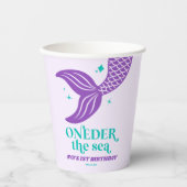 ONEder Sea Mermaid 1. Geburtstagsparty Pappbecher (Vorderseite)