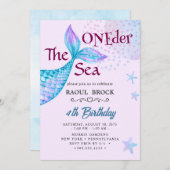 ONEder Sea Mermaid Einladung (Vorne/Hinten)