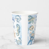 ONEder See | Junge 1. Geburtstag Niedlicher Ozean Pappbecher (Rechts)