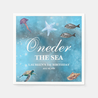 Oneder The Sea 1. Geburtstag Serviette