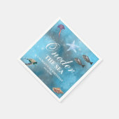 Oneder The Sea 1. Geburtstag Serviette (Ecke)