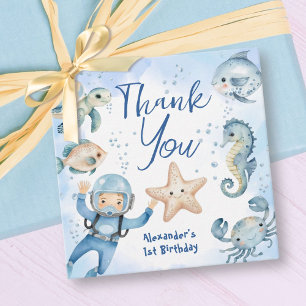 ONEder The Sea Boy 1. Geburtstag Niedlicher Ozean Geschenkanhänger