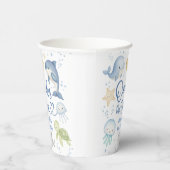 ONEder The Sea Boy 1st birthday Cute Ocean Pappbecher (Rechts)