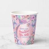 Oneder The Sea Flower Glitter Mermaid Tail Pappbecher (Vorderseite)