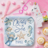 ONEder The Sea! Junge 1. Geburtstag Geburtstag Pappteller (Party)