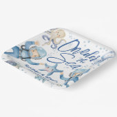 ONEder The Sea Twin Boys 1st Birthday Ocean Pappteller (Gewinkelt)